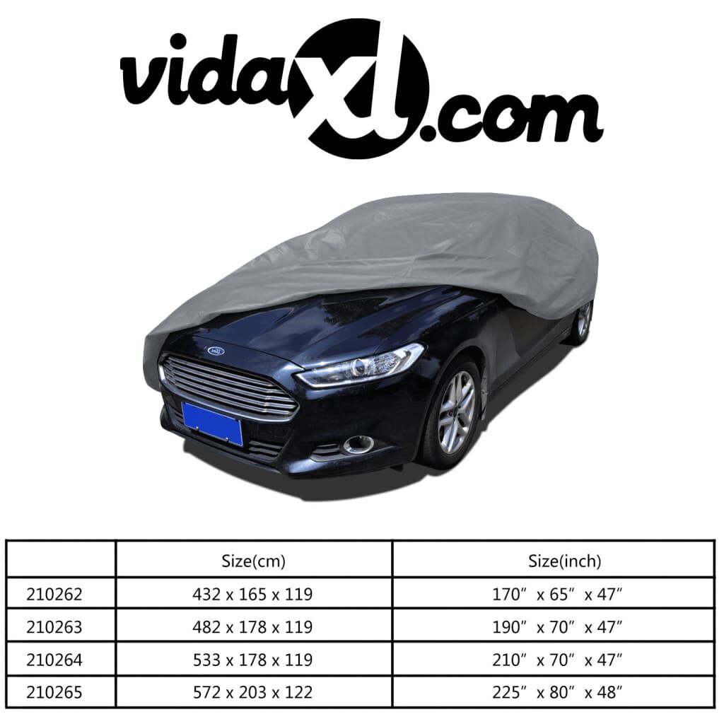 vidaXL Κουκούλα Αυτοκινήτου Μ από Ύφασμα Non Woven